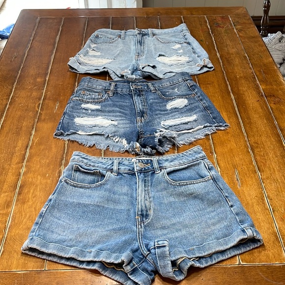 PacSun Pants - PACSUN, Aeropostale Lot of 3 Denim/Jean Short Shorts Size 4 - Summer